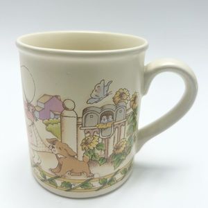 👧🏼👦🏼🐶🐱🎈Country Kids - Vintage (1990) Collector's Mug.